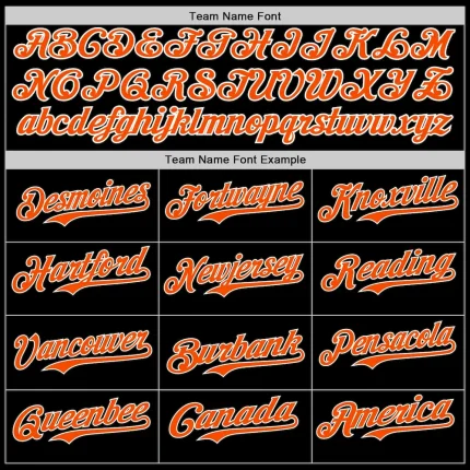 Custom Navy Orange-White 3D Pattern Design Rave Phoenix Authentic Baseball Jersey - Image 4