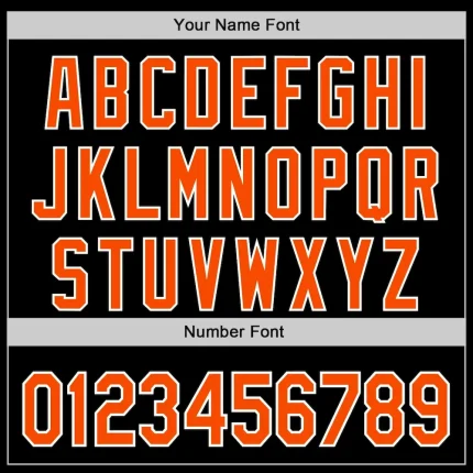 Custom Navy Orange-White 3D Pattern Design Rave Phoenix Authentic Baseball Jersey - Image 5