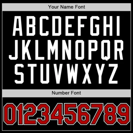 Custom Black Red-White Authentic Throwback Baseball Jersey - Image 5