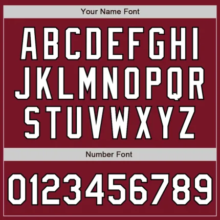 Custom Crimson White-Black Authentic Baseball Jersey - Image 5