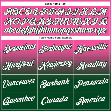 Custom Stitched Pink White-Green Fade Fashion Sports Pullover Sweatshirt Hoodie - Image 3