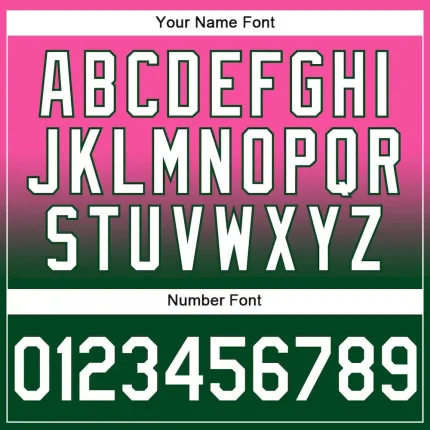 Custom Stitched Pink White-Green Fade Fashion Sports Pullover Sweatshirt Hoodie - Image 4