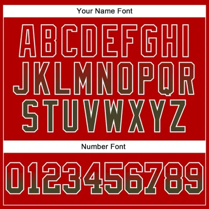 Custom Stitched Red Olive-White Fade Fashion Arrow Sports Pullover Sweatshirt Hoodie - Image 4