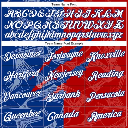 Custom Graffiti Pattern Red-Royal Scratch 3D Performance T-Shirt - Image 3