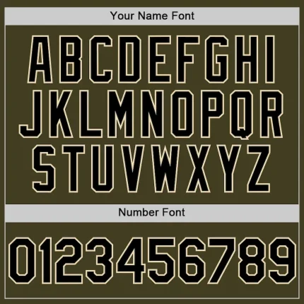 Custom Olive Black-Cream Bomber Full-Snap Varsity Letterman Two Tone Salute To Service Hoodie Jacket - Image 5