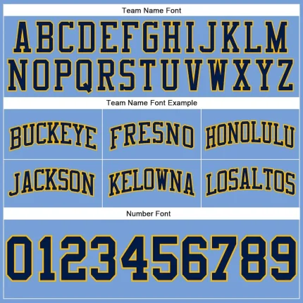 Custom Light Blue Navy-Gold Authentic Throwback Basketball Shorts - Image 3