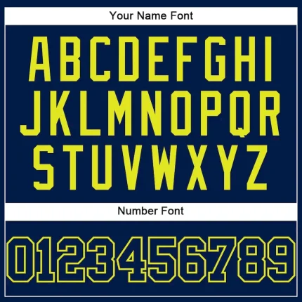 Custom Navy Neon Yellow Authentic Baseball Jersey - Image 5