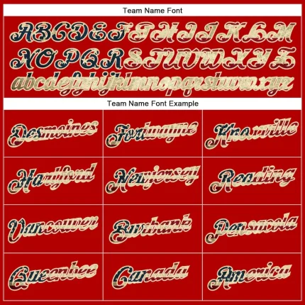 Custom Red Vintage USA Flag-City Cream Performance T-Shirt - Image 3