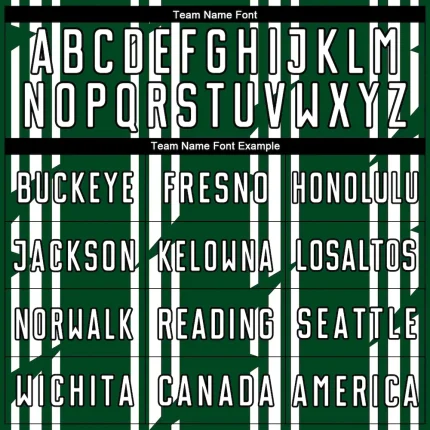 Custom Green White-Black Pinstripe Sublimation Soccer Uniform Jersey - Image 5