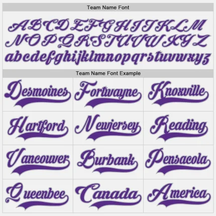 Custom White Purple-Gray Hockey Jersey - Image 4