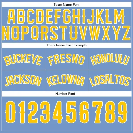 Custom Light Blue Gold-White Authentic Throwback Basketball Shorts - Image 3