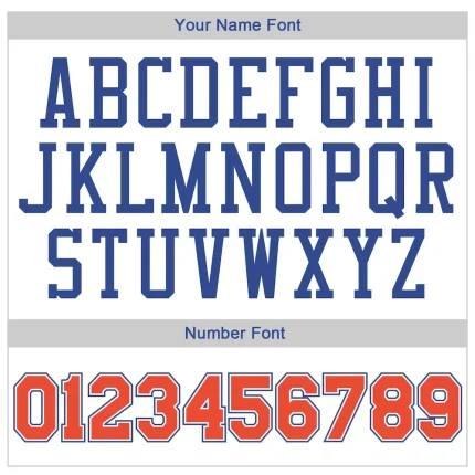 Custom White Orange-Royal Authentic Throwback Rib-Knit Baseball Jersey Shirt - Image 5